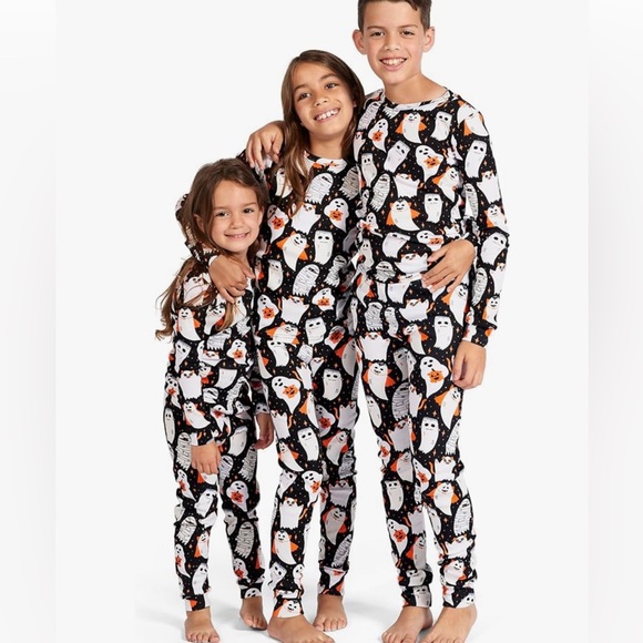 The Children’s Place PJ Place Glow in the Dark Spooky Halloween Pajamas - Picture 4 of 7